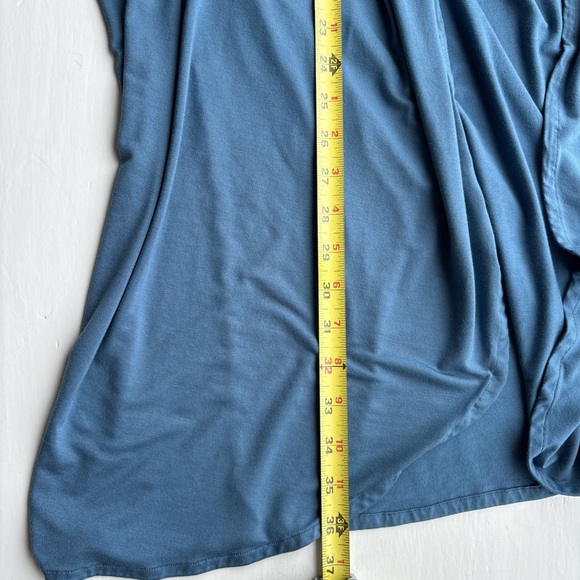 Coolibar Wide Leg Blue Soft Pants Overlap UPF 50+ Sun Protection Lynsu XL - Picture 9 of 11